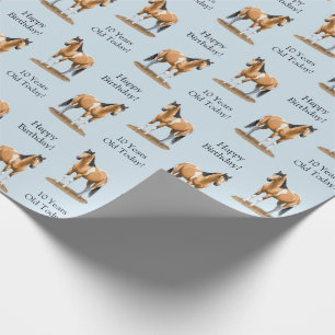 Papel De Regalo Buckskin Pinto Dun Paint Horse Stailling