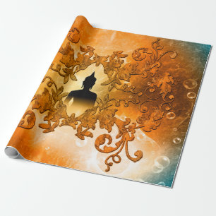 Papel De Regalo Buda en la puesta del sol
