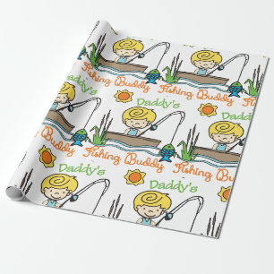 Papel De Regalo Buda pescador