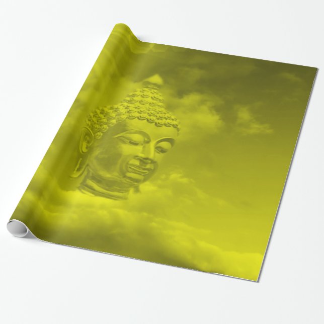 Papel De Regalo buddha en oro (Desenrollado)