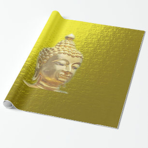 Papel De Regalo buddha en oro