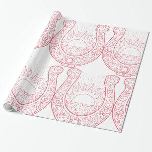 Papel De Regalo Buena suerte herradura
