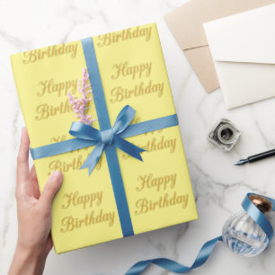 Papel De Regalo Buenos días1 tengan un bienvenido cumpleaños