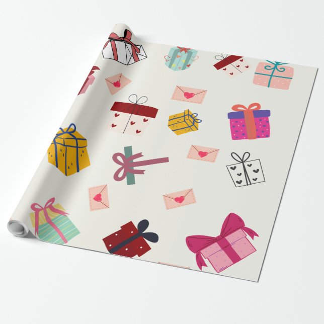 Papel De Regalo Buenos días con chicas blancas (Desenrollado)