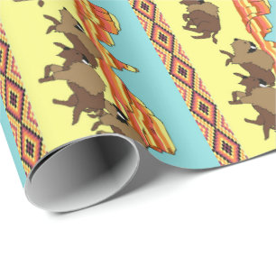 Papel De Regalo Búfalo del sudoeste
