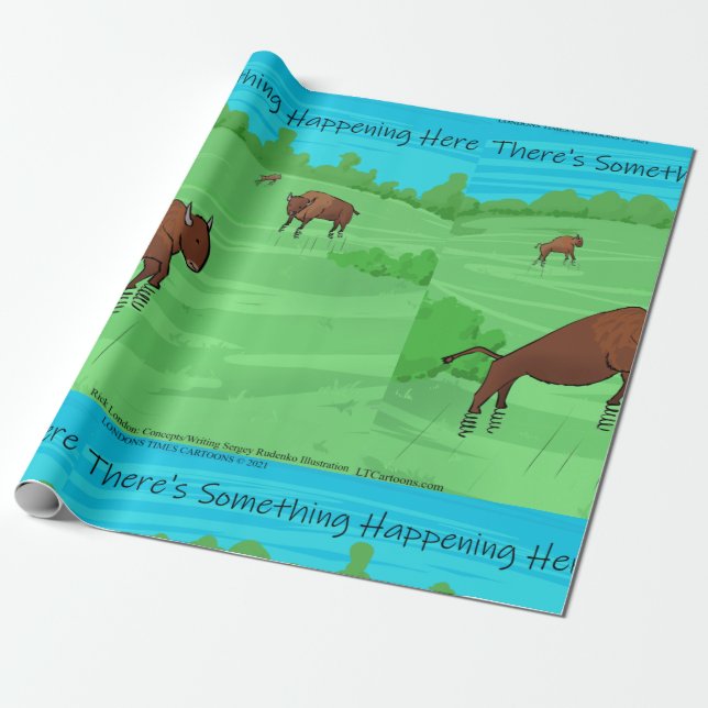 Papel de regalo Buffalo Springield Rick London (Desenrollado)
