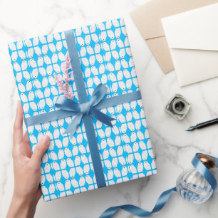 Papel De Regalo Búho de nieve con glamour moderno