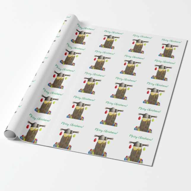 Papel De Regalo Búho de vacaciones de corte (Desenrollado)