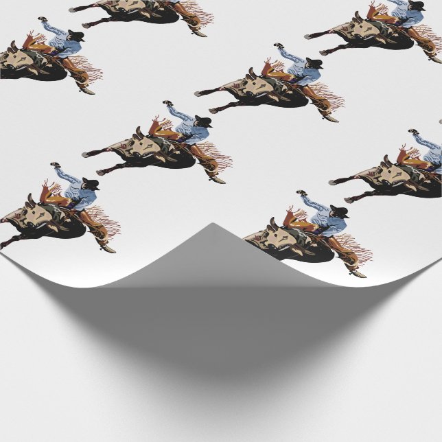 Papel De Regalo Bull Rider (Esquina)