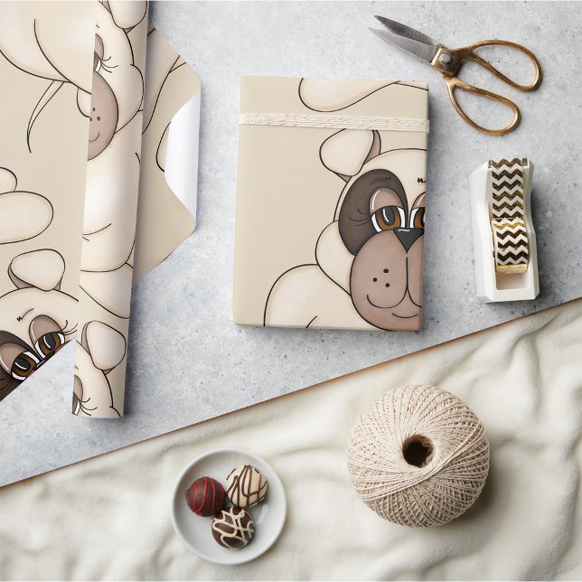 Papel De Regalo Bulldog con ojos grandes (Subido por el creador)