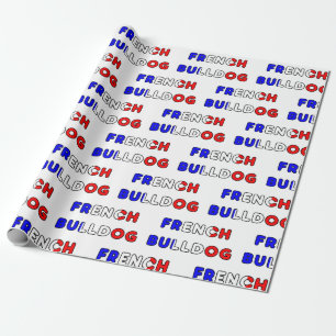 Papel De Regalo bulldog francés flg en nombre