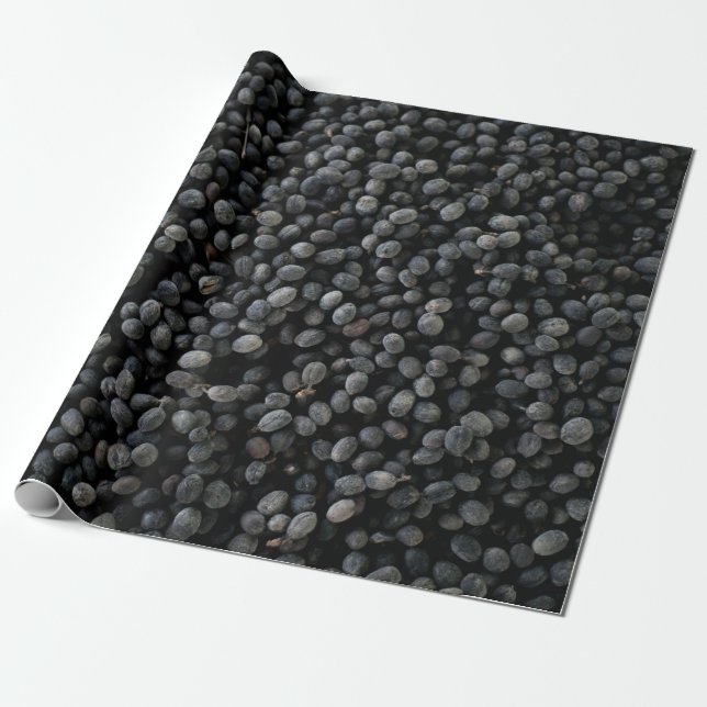 Papel De Regalo Bunch de judías negras (Desenrollado)