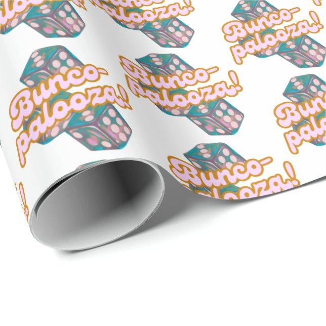Papel de regalo Bunco-palooza (Esquina del rollo)