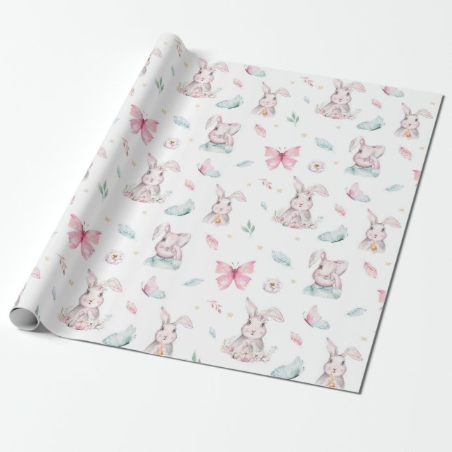 Papel De Regalo Bunnies (Desenrollado)