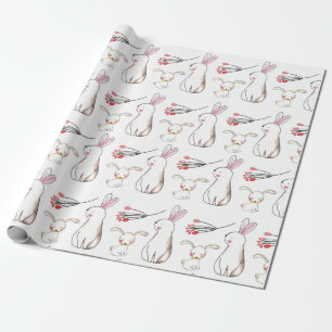 Papel De Regalo Bunnies acuarelas