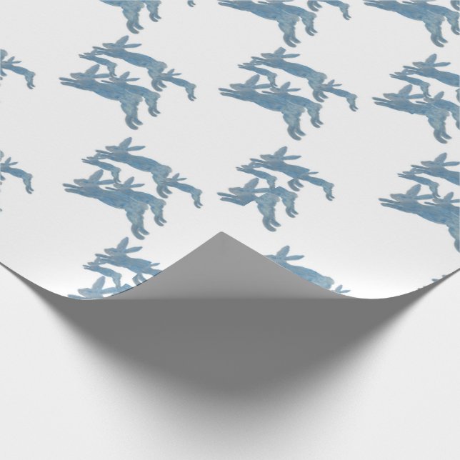 Papel De Regalo Bunny Bunnies Rabbit Stampede (Esquina)