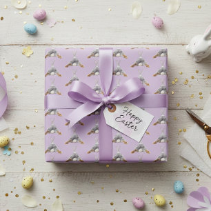 Papel De Regalo Bunny Butt Tail Graciosa Primavera De Pascua