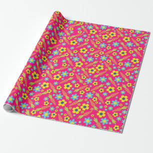 Papel De Regalo Bunny Rabbit Easter Spring Birday Party