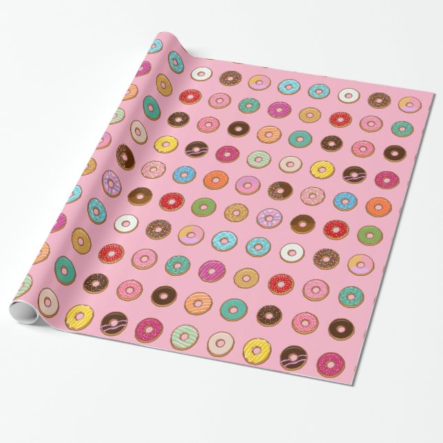 Papel De Regalo Buñuelos coloridos (Desenrollado)