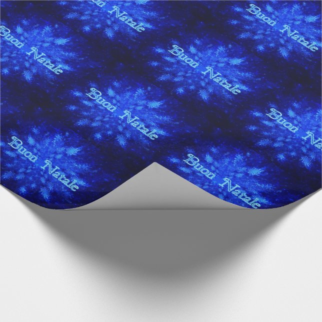 Papel De Regalo Buon Natale - Snowburst (Esquina)