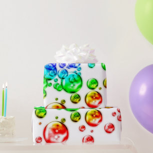 Papel De Regalo burbujas de colores