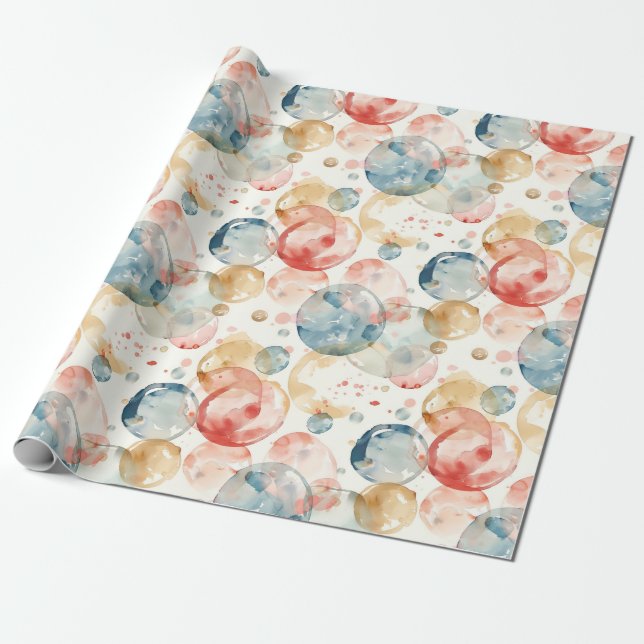 Papel De Regalo Burbujas divertidas (Desenrollado)
