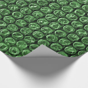 Papel De Regalo Burbujas Verdes
