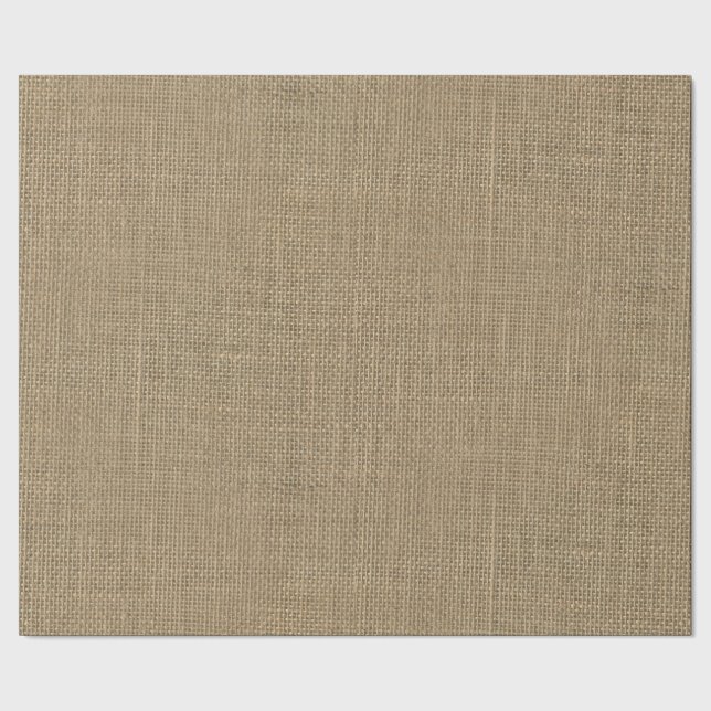 Papel De Regalo Burlap beige natural (Costura)