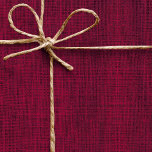 Papel De Regalo Burlap Rústico Rústico Magenta Simple Burgundy<br><div class="desc">Patrón sencillo y rústico de estilo burlap. Por favor,  tenga en cuenta que no hay una verdadera burlap usada en este diseño,  es una fotografía editada digitalmente.</div>