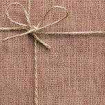 Papel De Regalo Burlap Rústico Sencillo Rústico Feminista Rubor Pi<br><div class="desc">Patrón sencillo y rústico de estilo burlap. Por favor,  tenga en cuenta que no hay una verdadera burlap usada en este diseño,  es una fotografía editada digitalmente.</div>