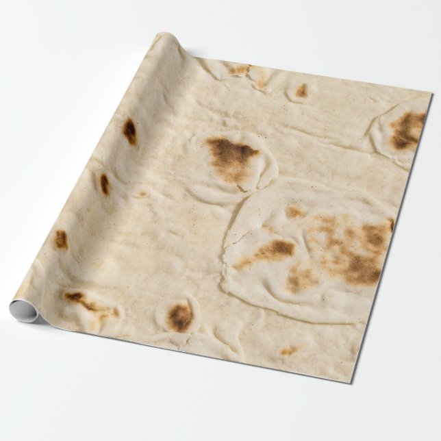 Papel De Regalo Burritos, Tortilla gigante (Desenrollado)