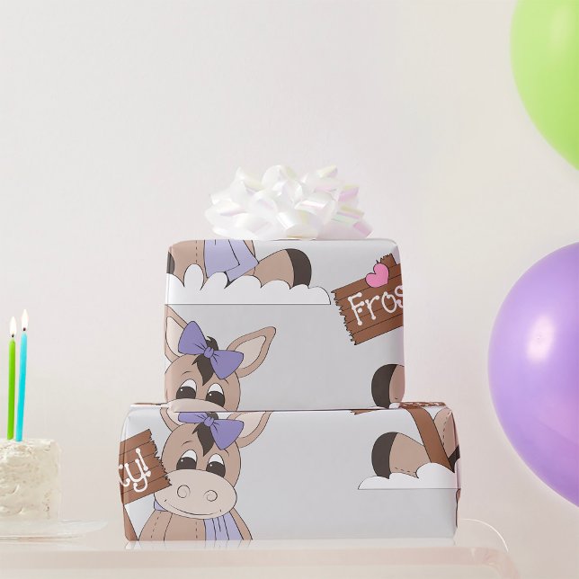 Papel De Regalo Burro de invierno (Subido por el creador)