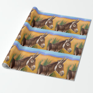 Papel De Regalo Burro del desierto