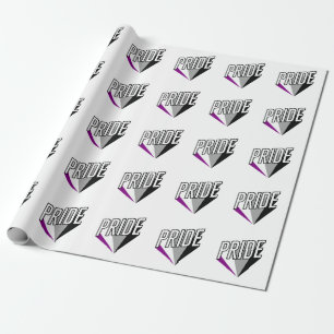 Papel De Regalo Burst de orgullo asexual