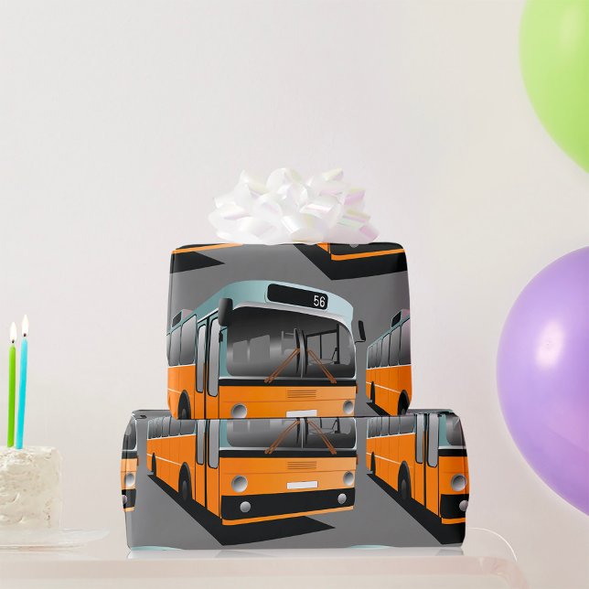 Papel De Regalo Bus naranja (Subido por el creador)