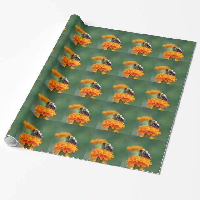 Papel De Regalo Busy Bee (Desenrollado)