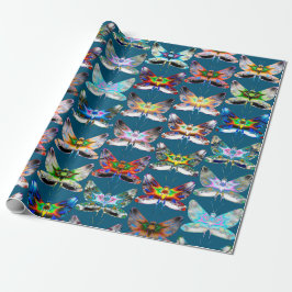 Papel De Regalo Butterfly Parade Wrapping Paper  A Flight of Color