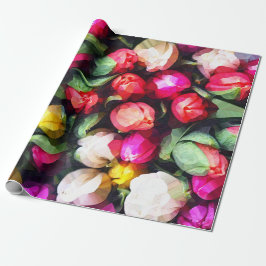 PAPEL DE REGALO BUTTON ROSES