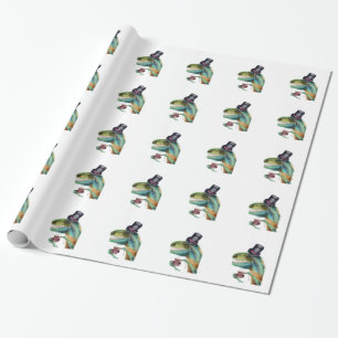 Papel De Regalo Caballero victoriano Tyrannosaurus Rex