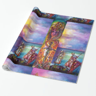 Papel De Regalo Caballeros medievales de PENDRAGON, Lago Sunset, F