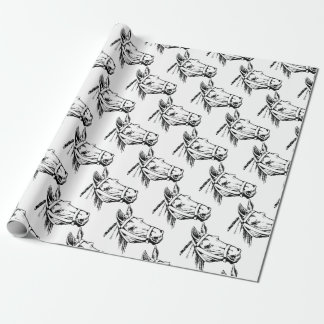 Papel De Regalo Caballo