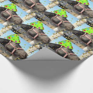 Papel De Regalo Caballo animal fiesta