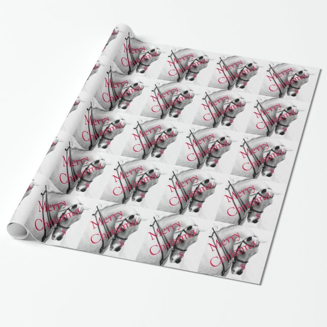 Papel De Regalo Caballo árabe (Desenrollado)