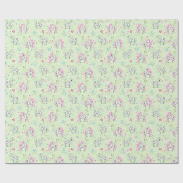 Papel De Regalo Caballo Bonito (Superficie plana)
