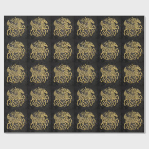 Papel De Regalo Caballo de Ocho Patas Sleipnir Diseño Mitología Nó