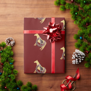 Papel De Regalo caballo, montura de zapato de caballo