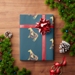 Papel De Regalo caballo, montura de zapato de caballo