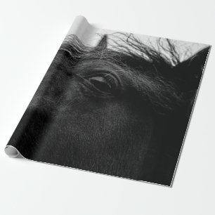 PAPEL DE REGALO CABALLO NEGRO