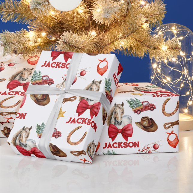 Papel De Regalo Caballo ruso occidental (Vacaciones)