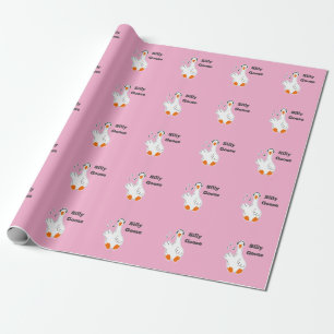 Papel De Regalo Caballo tonto, ganso gracioso, ganso ganso